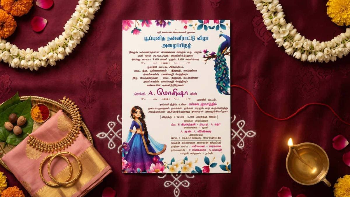 Modern Floral Invitations