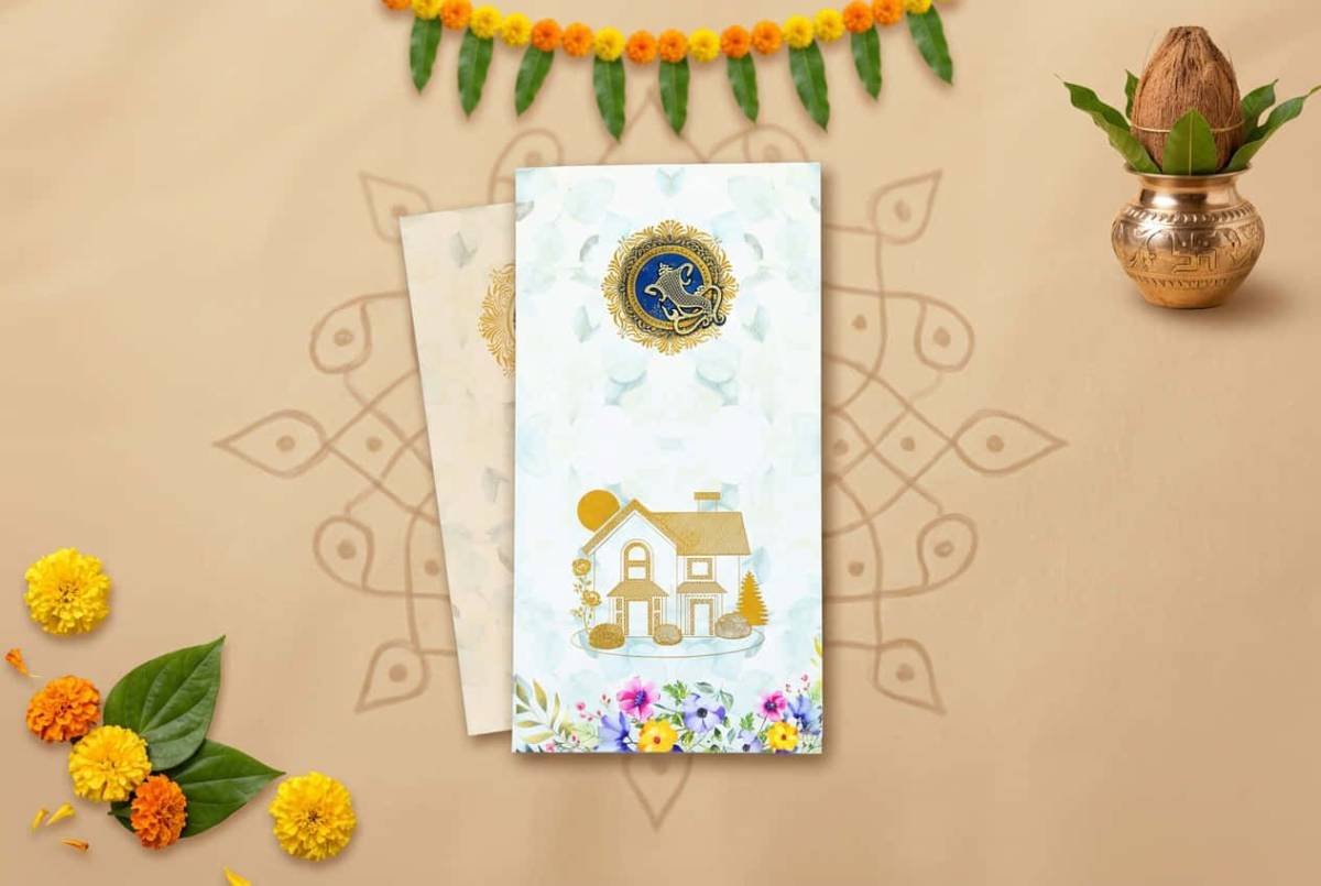 Minimal New House Warming Invitation