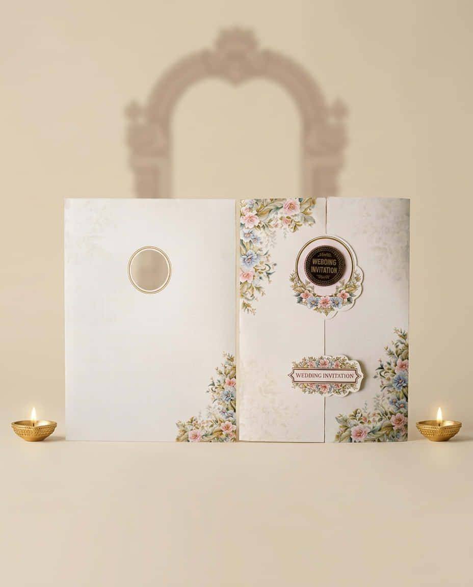 Wedding Invitation Florals 1