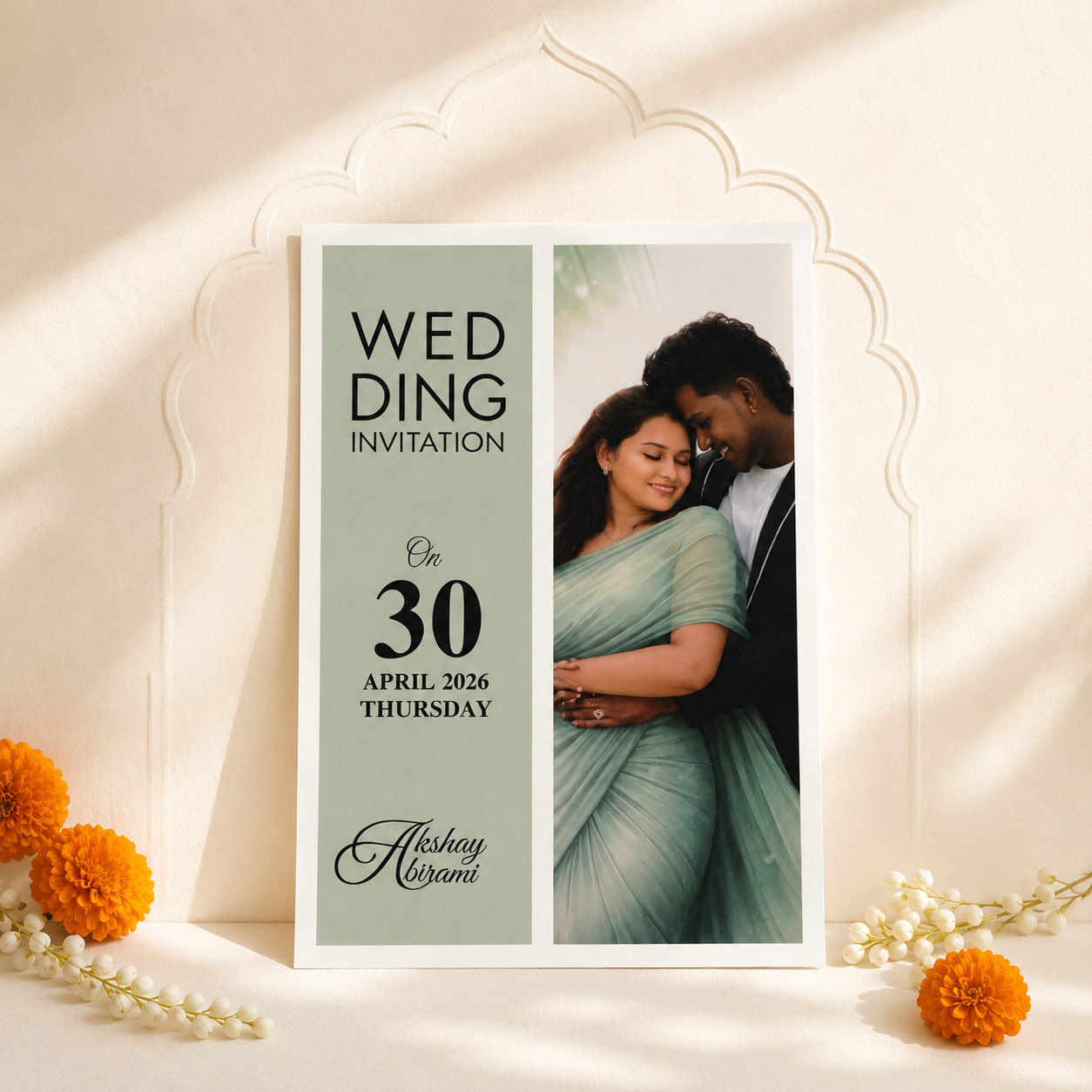 Modern Wedding Photoshoot Cards