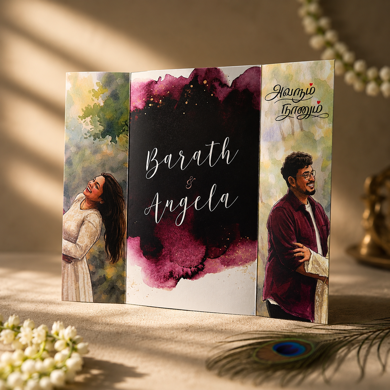 Modern Wedding Photoshoot Invitation