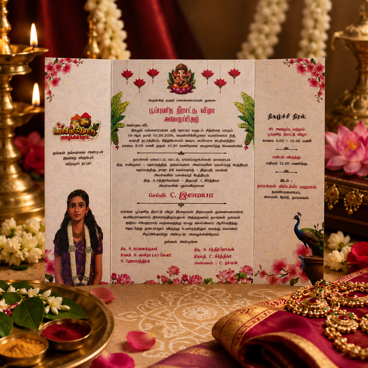 Puberty Ceremony Invitations